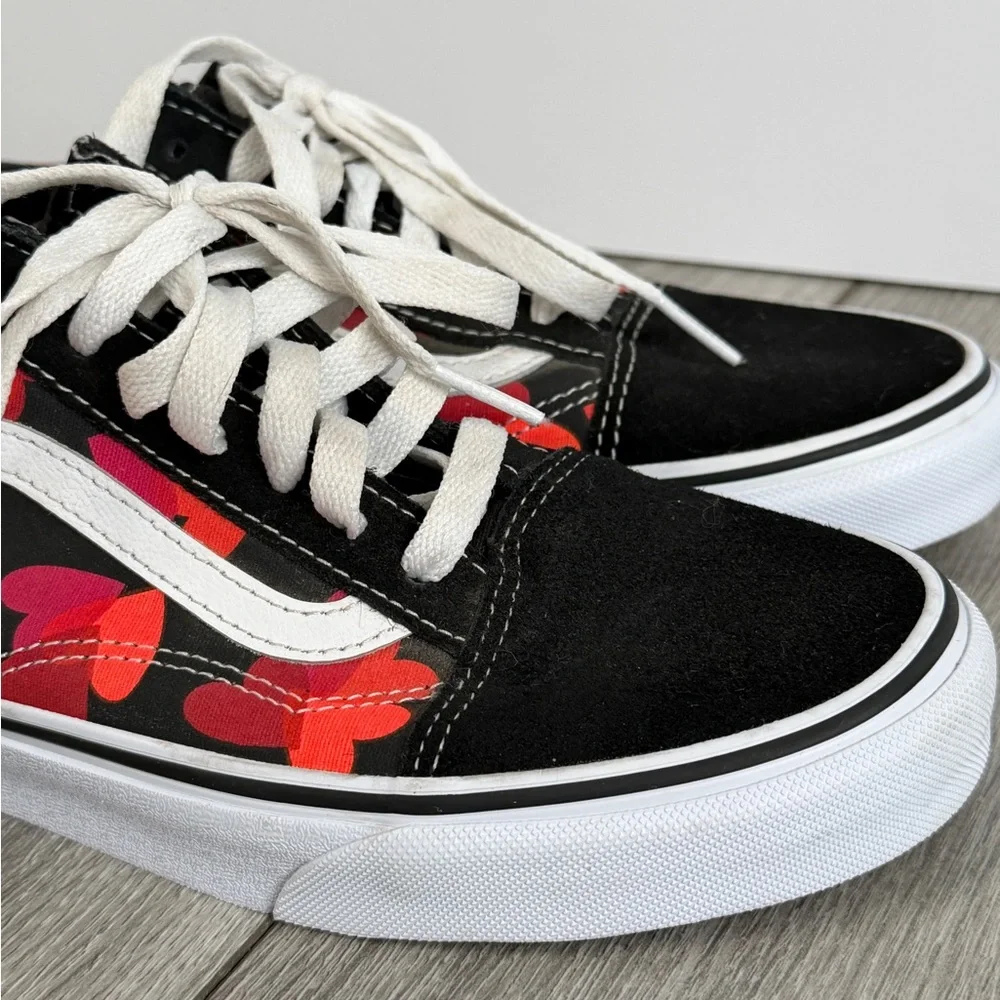 Vans Old Skool Valentine Hearts Sneakers Women’s Size 7.5 - Picture 8 of 10